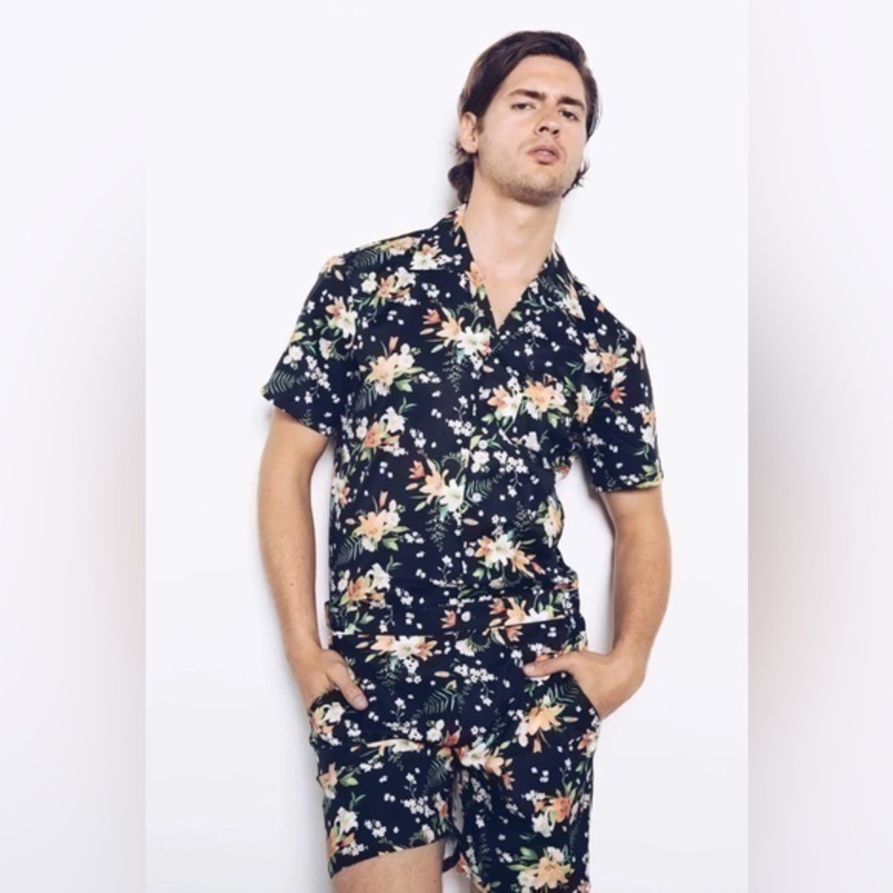 RomperJack Tropical Black New without tags